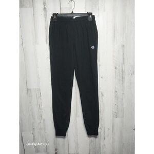 Champion Mens Small Black Cotton Joggers